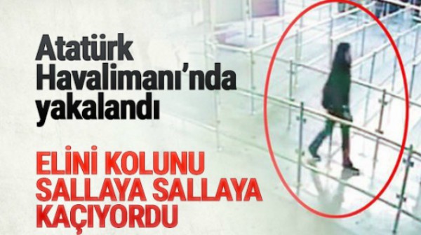 Atatürk Havalimanı'nda kıskıvrak yakalandı