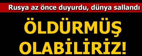 Son dakika... Rusya az önce duyurdu! 'IŞİD lideri Bağdadi'yi öldürmüş olabiliriz'